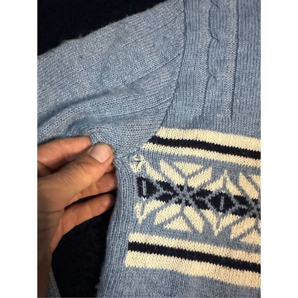 Vintage 1970s Sir Guy Cable Knit Geometric Pattern Cable Knit Sweater Sz Small/M - Picture 8 of 11